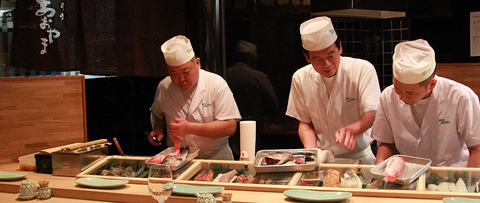 寿司のあおやまの仕事のイメージ